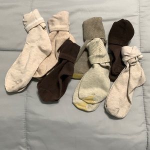 Brown and Tan Socks